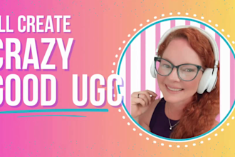 create female ugc ads for instagram, tiktok, or facebook
