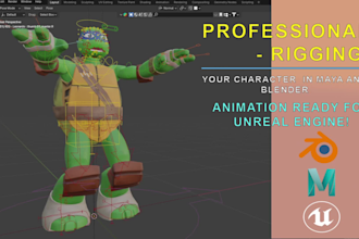 do blender character rigging and arkit face rig for unity and unreal