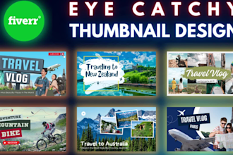 design eye catching canva youtube thumbnail templates in 1 hour