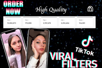 create viral tik tok filters for your page