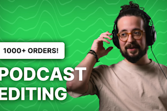 edit your podcast, remove noise, add intro and outro
