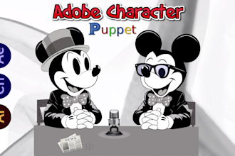 create adobe character animator puppet for twitch live stream