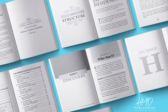 do book formatting and layout design for print and ebook