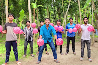 make crazy happy birthday wishing video for you