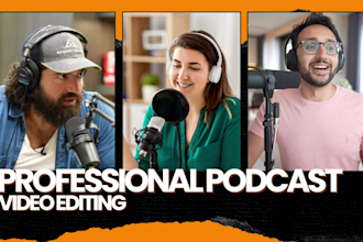 professionally edit and mix podcast audio and video editing