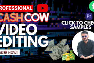 create high quality cash cow youtube videos for your channel
