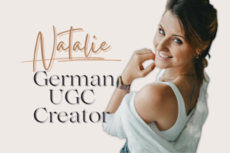 create professional german ugc videos for you