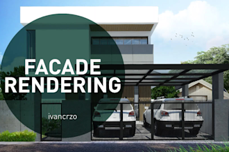 render real estate facade