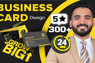 do custom minimalist businesscard and letterhead in 24hrs