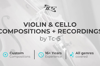 record violin and cello for your song