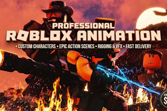 create roblox animation, combat and movement for roblox games