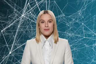 create american ai spokesperson video with a human avatar