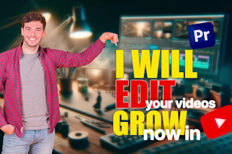 make a youtube video with a stock footage