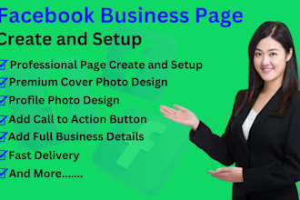 do facebook business page create and setup, design, optimize