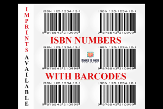 assign your book a USA isbn number and barcode with imprints available