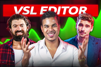 edit your vsl video sales letter or video ads, commercials, promo