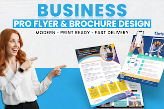 design professional business flyer