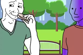 recreate 2d memecoin animation,crypto meme video, degen meme video,solana meme