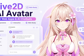 create a live2d avatar for your ai chatbot or web app