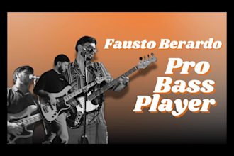 be your pro session bass player