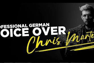 record a german voice over for your next project