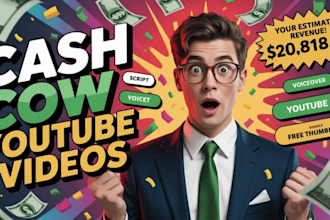 create beatify viral cash cow videos for your automated youtube cash cow channel