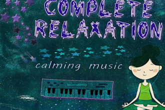 compose or produce background music for relaxation