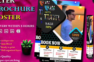 design gym, fitness, church flyer, poster and banner