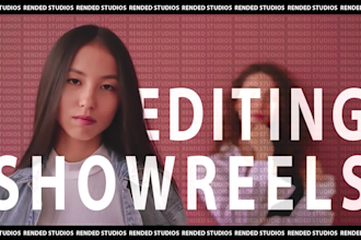 do professional showreel video editing