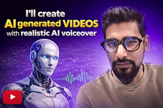 create ai generated videos with realistic ai voiceover