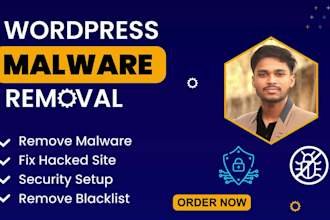 do wordpress malware removal, fix hacked website with wordpress security
