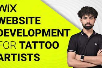 build custom wix website for tattoo artists for appointments
