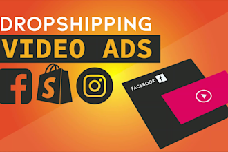 create shopify dropshipping video ads for product