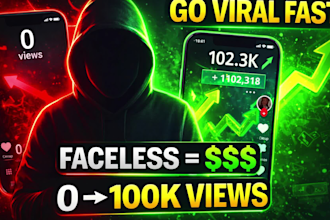 create viral faceless tiktok videos for full automation niche