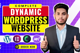 create dynamic website using jet engine, crocoblock, elementor pro