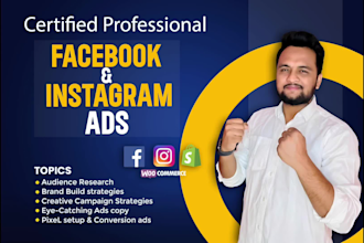 be your facebook and instagram ads expert