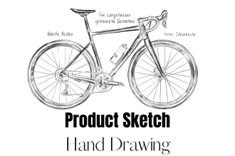 do product drawing and sketching