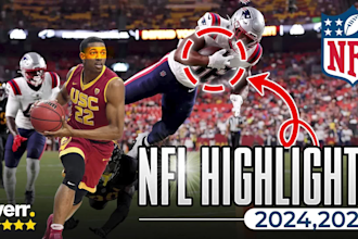 create NFL, highlights video and youtube shorts