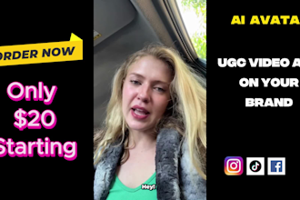 create a ai ugc selfie style video