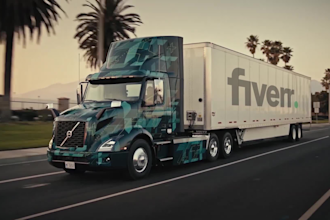 create logistics truck trailer promo video