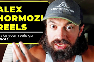 edit your reels in alex hormozi style