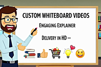 create engaging whiteboard, doodle explainer videos within 24 hrs