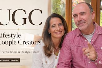 create authentic couple ugc videos in a real stylish home
