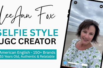 create selfie style ugc video ads for tiktok or reels