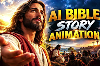create ai bible animation, bible story videos and 3d bible stories