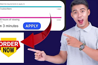 help you complete youtube monetization criteria organically