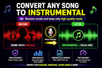 separate the singer voice or instruments from any song