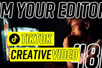 do professional tiktok video editing in 48 hours