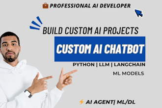 build ai software, ai custom chatbot and smart ai agent, rag application