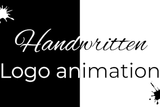 create handwritten animation for your text and signature
